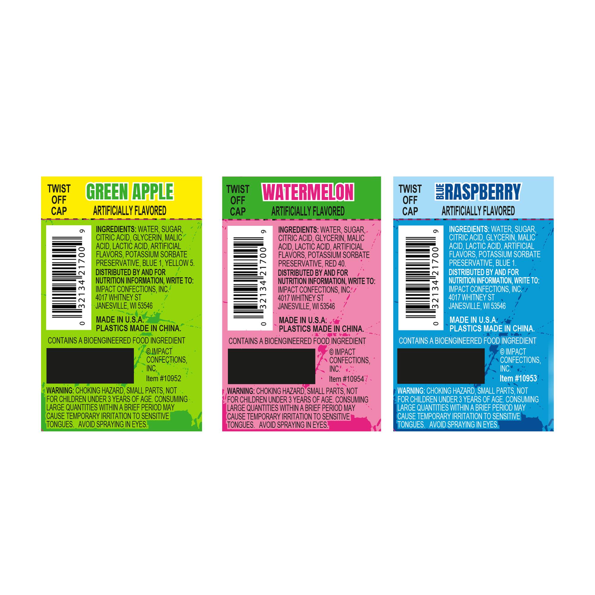 Assorted Warheads® Super Sour Spray Candy